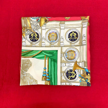Hermes Scarf Silk Red Carre 90