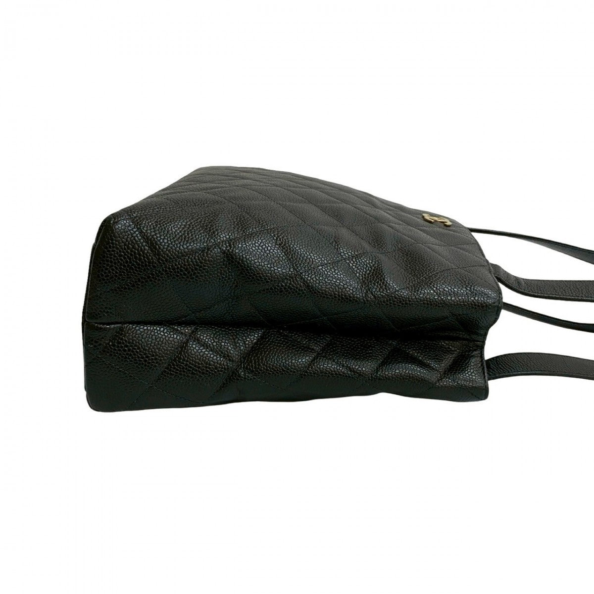 Chanel Tote Bag Matt Caviar Skin Black Matrasse