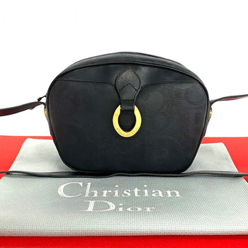 Dior Shoulder Bag Leather Black