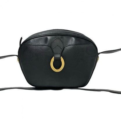 Dior Shoulder Bag Leather Black