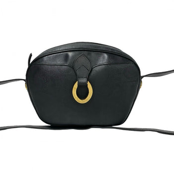 Dior Shoulder Bag Leather Black