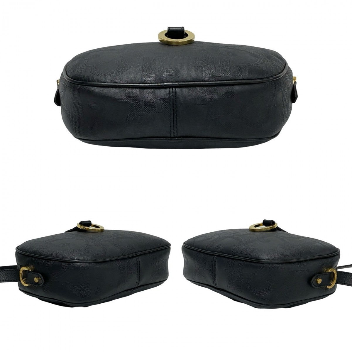 Dior Shoulder Bag Leather Black