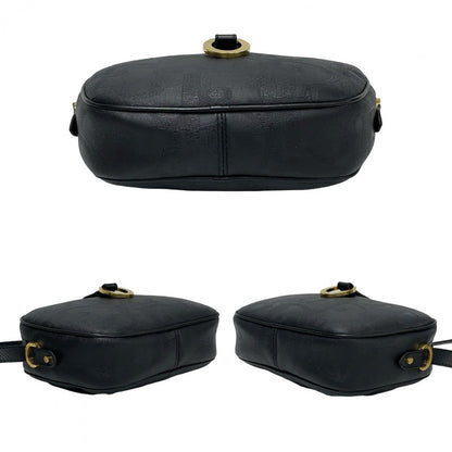 Dior Shoulder Bag Leather Black