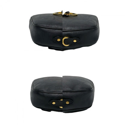 Dior Shoulder Bag Leather Black