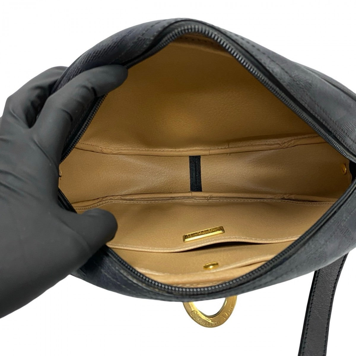 Dior Shoulder Bag Leather Black
