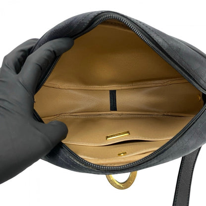 Dior Shoulder Bag Leather Black