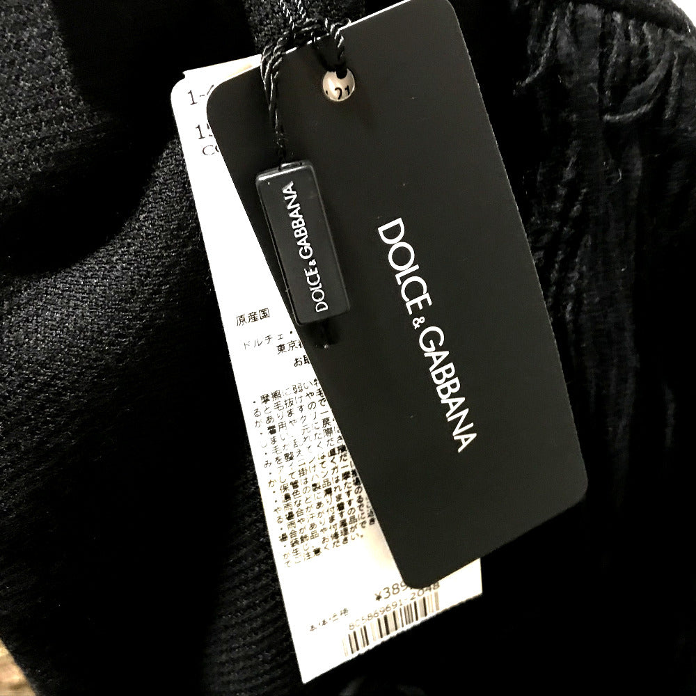 Dolce&Gabbana Poncho F0O02T Fu3L2 Cashmere Black Apparel Turtleneck Fringe Women 36