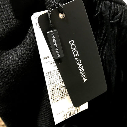 Dolce&Gabbana Poncho F0O02T Fu3L2 Cashmere Black Apparel Turtleneck Fringe Women 36