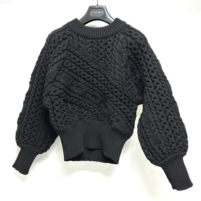 Dolce&Gabbana Sweater Knit Black Braid Xs