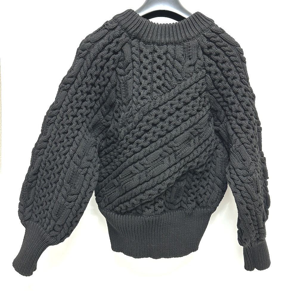 Dolce&Gabbana Sweater Knit Black Braid Xs