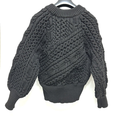 Dolce&Gabbana Sweater Knit Black Braid Xs