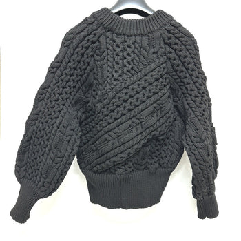 Dolce&Gabbana Sweater Knit Black Braid Xs