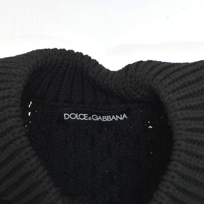 Dolce&Gabbana Sweater Knit Black Braid Xs