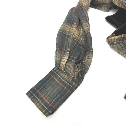 Dolce&Gabbana One Piece Brown Check Pattern Frill 36