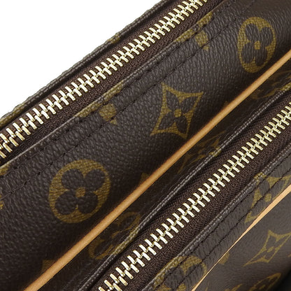 Louis Vuitton Shoulder Bag M45254 Monogram Brown Reporter Pm Unisex(Unisex)