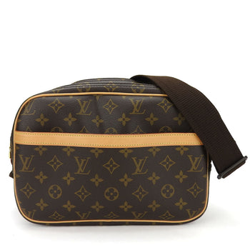 Louis Vuitton Shoulder Bag M45254 Monogram Brown Reporter Pm Unisex(Unisex)