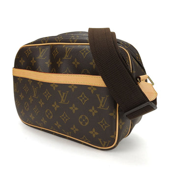 Louis Vuitton Shoulder Bag M45254 Monogram Brown Reporter Pm Unisex(Unisex)