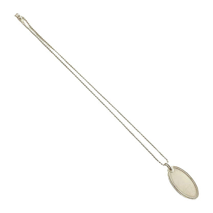 Gucci Necklace Silver925 Silver Oval Tag Necklace Women