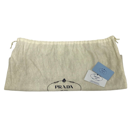 Prada Shoulder Bag Canvas, Plastic Black Prada Triangle Logo Women