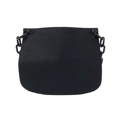 Prada Shoulder Bag Canvas, Plastic Black Prada Triangle Logo Women