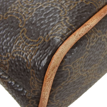 Celine Pouch Pvc, Leather Brown Macadam Women
