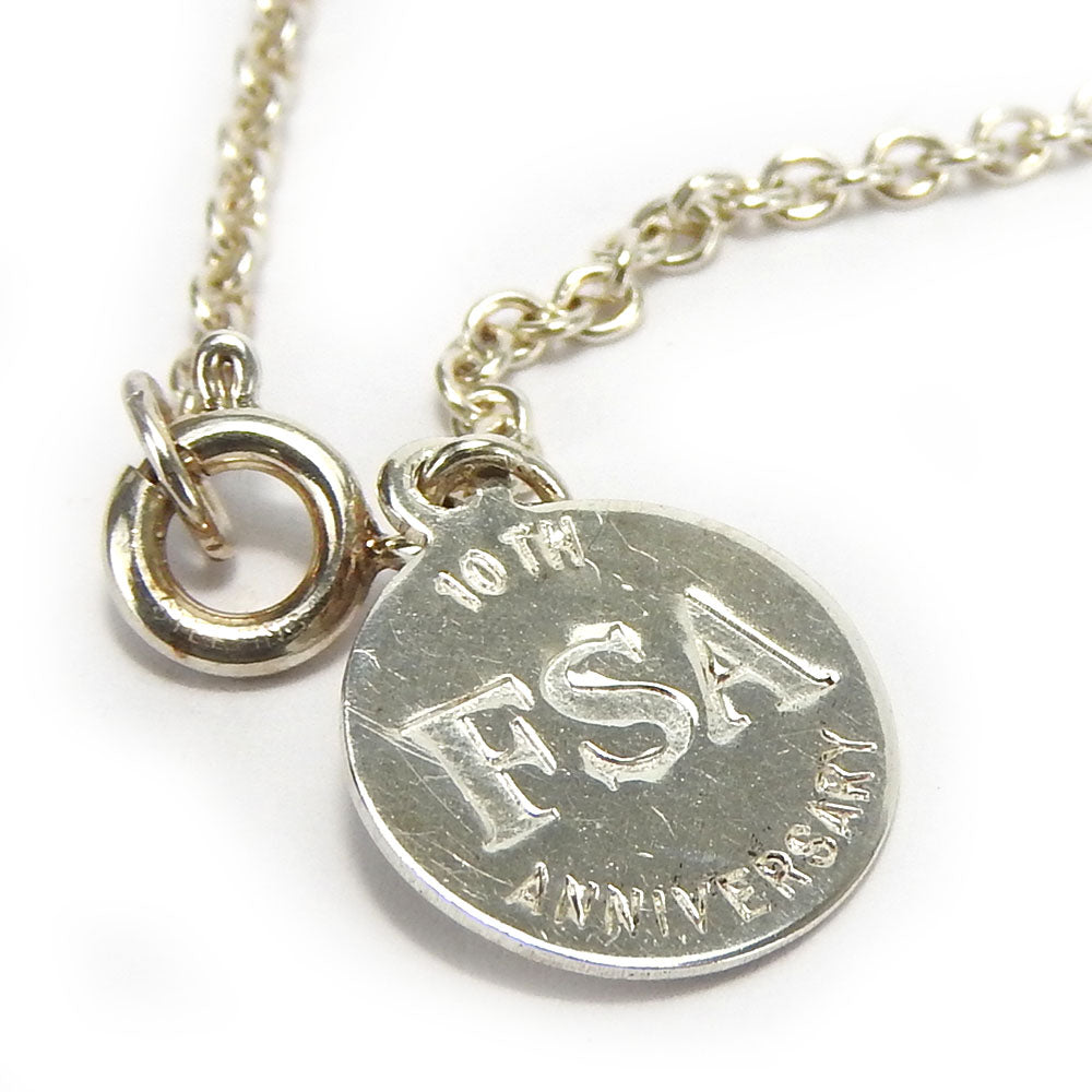 Tiffany&Co. Necklace Sterling Silver, 14K Gold Silver Women