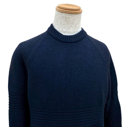 Hermes Sweater Wool Navy Mens L