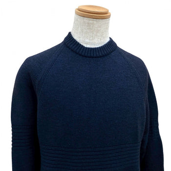 Hermes Sweater Wool Navy Mens L