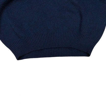 Hermes Sweater Wool Navy Mens L
