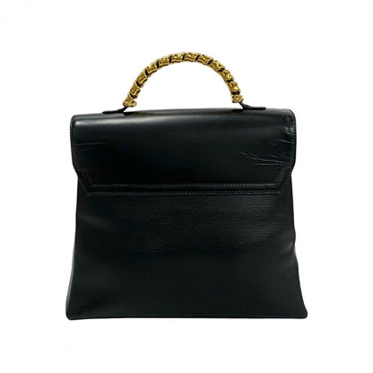 Loewe Shoulder Bag Leather Black Twist Handle Velazquez Women