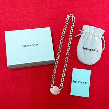 Tiffany&Co. Necklace Silver925 Silver Return To Oval Necklace Women