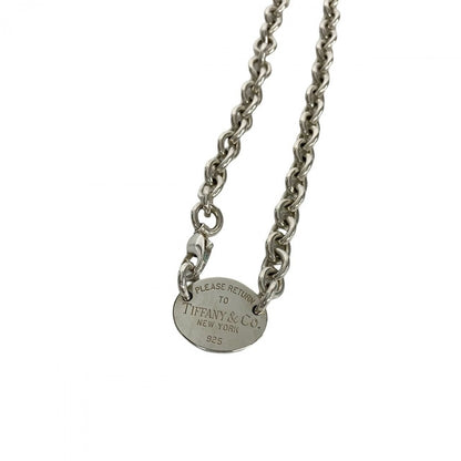 Tiffany&Co. Necklace Silver925 Silver Return To Oval Necklace Women