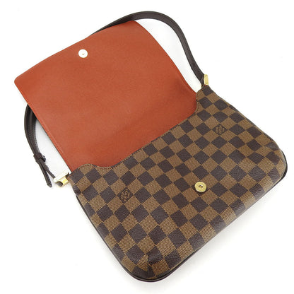 Louis Vuitton Shoulder Bag N51255 Damier Brown Musette Tango Women