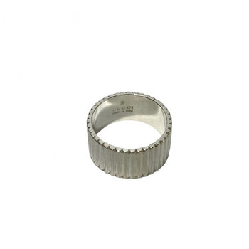 Gucci Ring Silver925 Silver Coin Edge Ring Women(Unisex)
