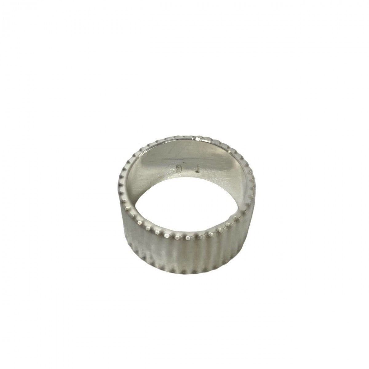 Gucci Ring Silver925 Silver Coin Edge Ring Women(Unisex)
