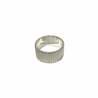 Gucci Ring Silver925 Silver Coin Edge Ring Women(Unisex)