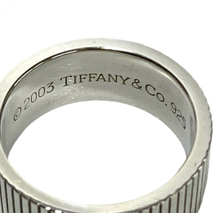 Tiffany&Co. Ring Silver925 Silver Coin Edge Ring Mens(Unisex)