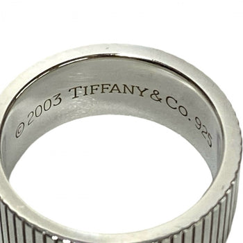 Tiffany&Co. Ring Silver925 Silver Coin Edge Ring Mens(Unisex)