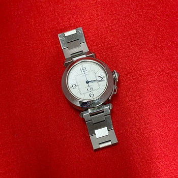 Cartier Watches Stainless Steel Silver Pasha C Mens