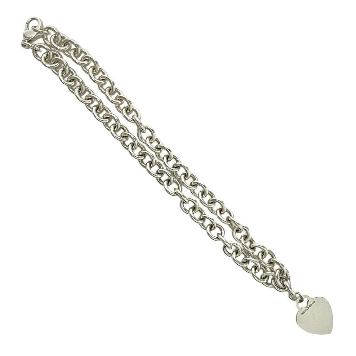 Tiffany&Co. Necklace Silver925 Silver Heart Tag Necklace Women