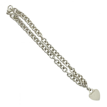 Tiffany&Co. Necklace Silver925 Silver Heart Tag Necklace Women