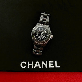 Chanel Watches Ceramic Black J12 Mens