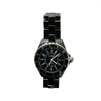 Chanel Watches Ceramic Black J12 Mens