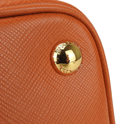 Prada Handbag Bl0838 Safiano Leather Orange Women