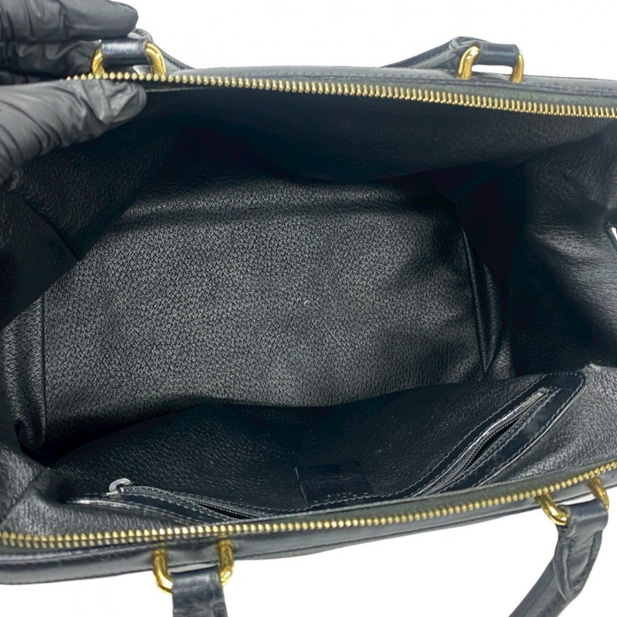 Celine Handbag Leather, Pvc Black Macadam Blason Triomphe Pattern Women