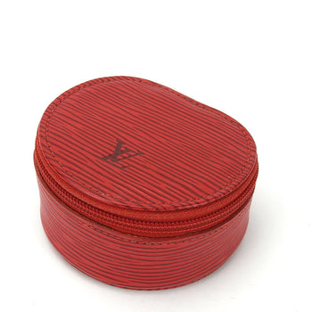 Louis Vuitton Accessory Pouch M48227 Epi Leather Castilian Red Ecran Bijoux Unisex(Unisex)