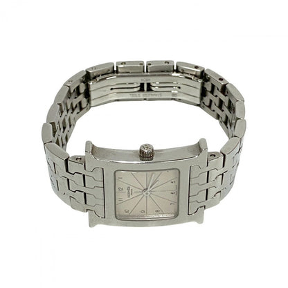 Hermes Watches Stainless Steel Silver H Watch Women