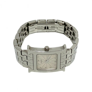 Hermes Watches Stainless Steel Silver H Watch Women