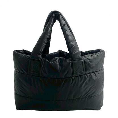 Chanel Tote Bag Nylon Black Coco Mark Cococoon Women