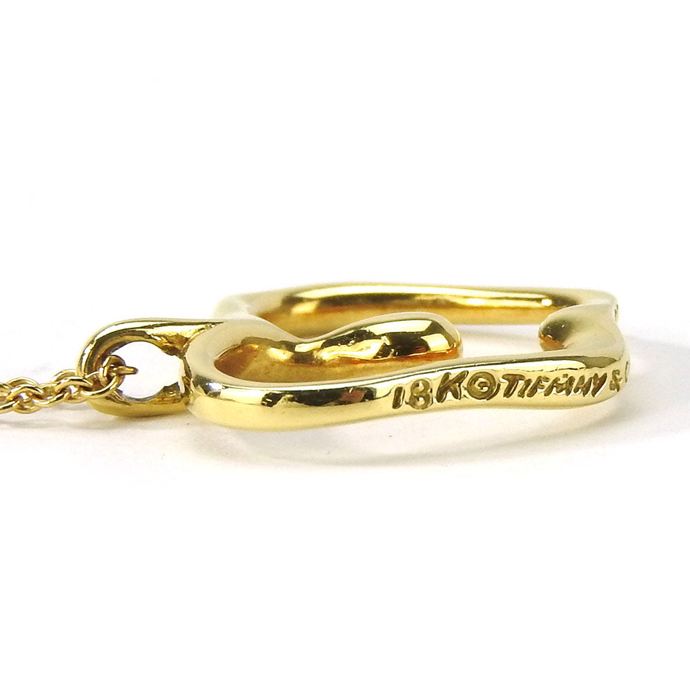 Tiffany&Co. Necklace K18 Yellow Gold Gold Apple Women